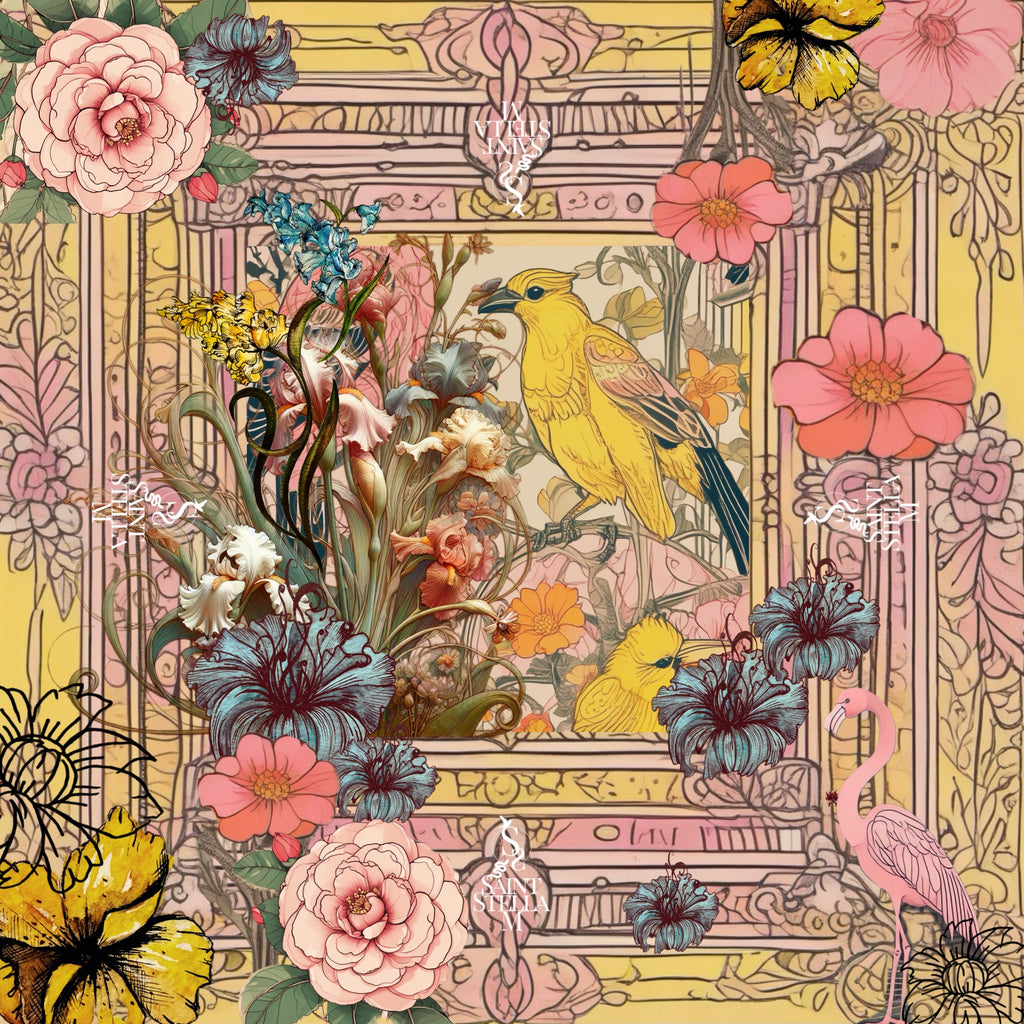 Silk Scarf: Spring Symphony