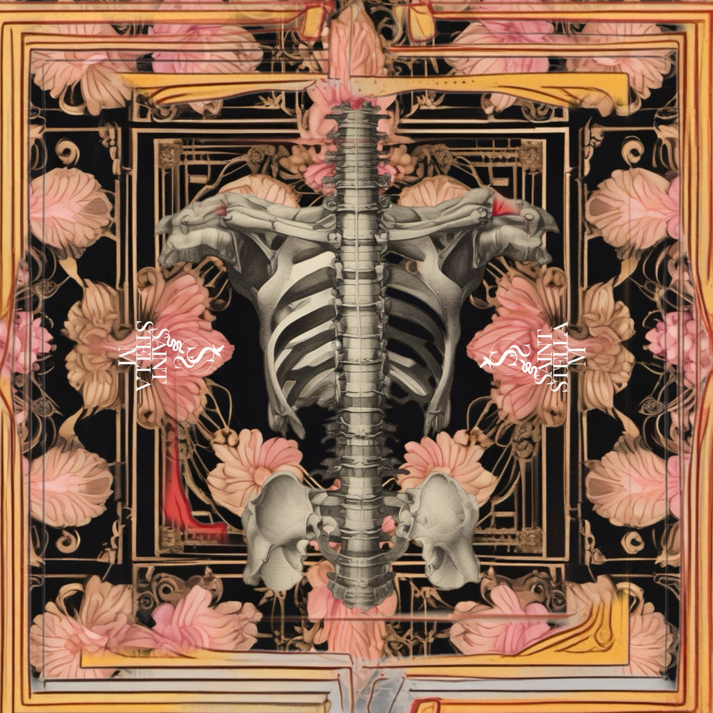 Silk Scarf: Blossom Anatomy